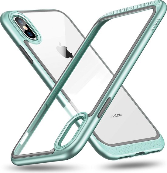 Legende perzik Verstenen iPhone Xs / iPhone X / iPhone 10 / iPhone 10s bumper hoesje ESR Hoop Lite –  2 lagen... | bol.com