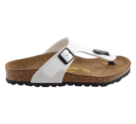 Birkenstock GIZEH - Kinderen Meisjes - Kleur: Wit/beige - Maat: 32 | bol.com