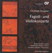Sergio Azzolini, Friedemann Wezel, Christian Leitherer, Ensemble Il Capriccio - Graupner: Fagott- Und Violinkonzerte (CD)