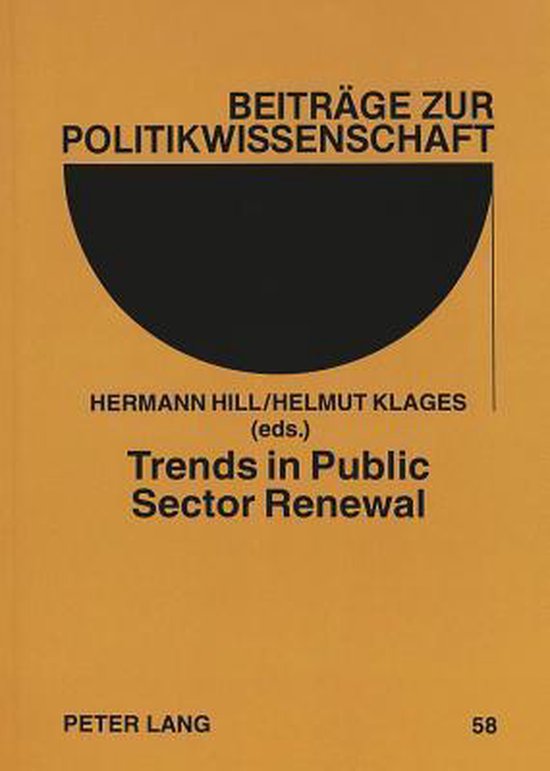 Trends in Public Sector Renewal | 9783631475027 | Boeken | bol.com