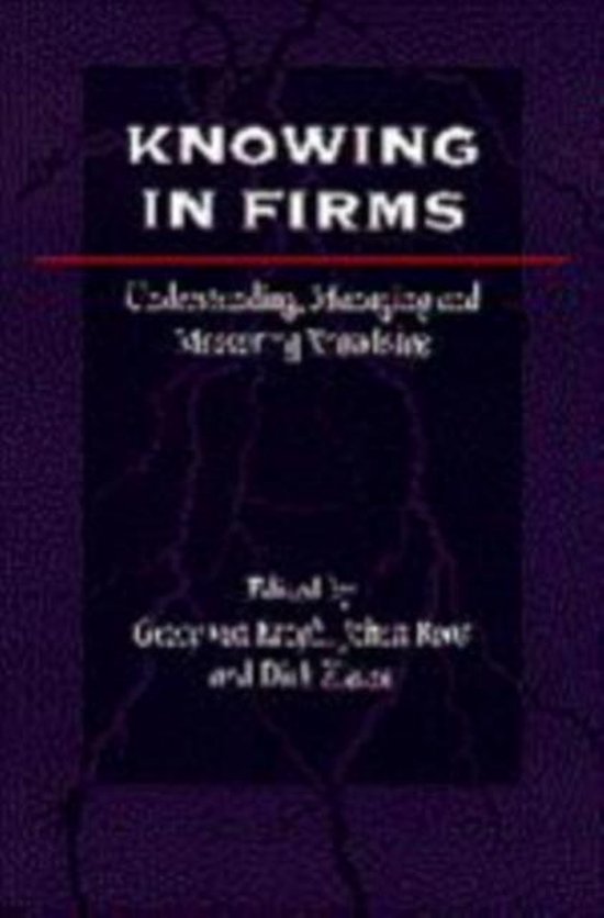 Knowing in Firms - cover