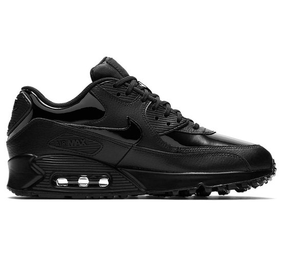Nike Air Max 90 Leather Sneakers - Maat 38 - Vrouwen - zwart | bol.com