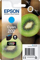 Epson 202 - 4.1 ml - cyaan - origineel - blister - inktcartridge - voor Expression Home XP-202; Expression Premium XP-6000, XP-6005, XP-6100, XP-6105