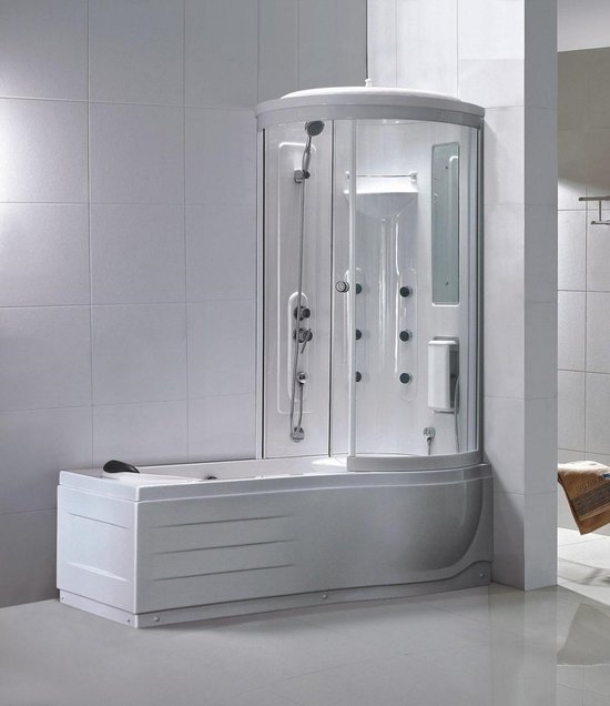 Une cabine de douche ou une baignoire? Peut-être une combination!!!