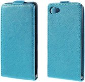 Premium case hoesje licht blauw Sony Xperia Z5 Compact