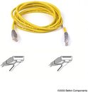 Belkin F3X126B10M - Cat 5 UTP-kabel - RJ45 - 10 m - geel