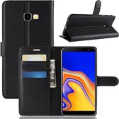 Book Case - Samsung Galaxy J4 Plus (2018) Hoesje - Zwart