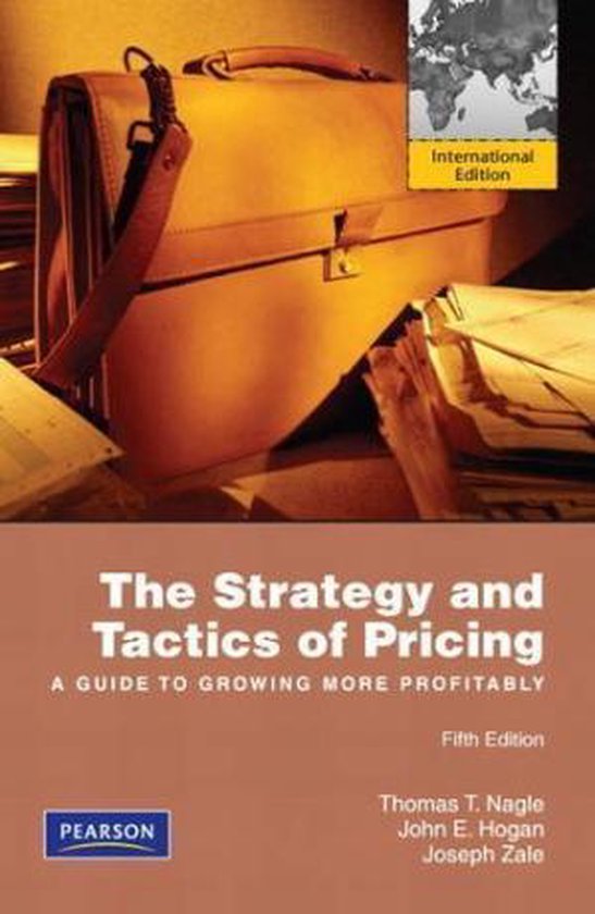 Strategy And Tactics Of Pricing - cover