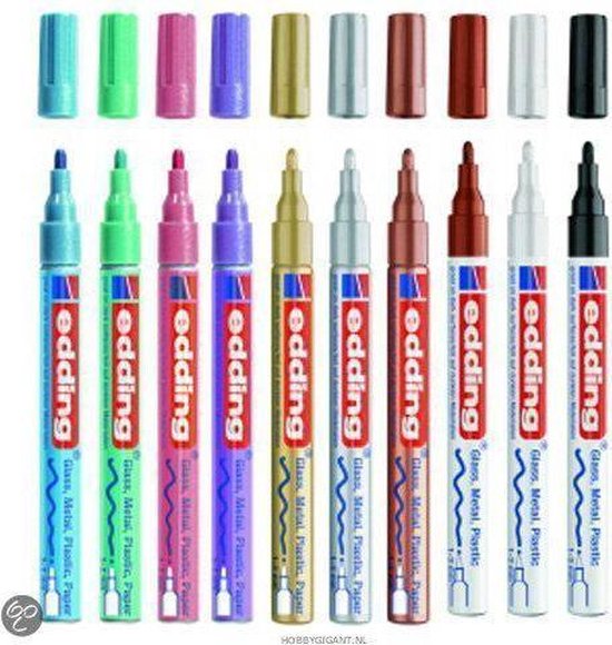 Paint marker edding 751 basisset no.2