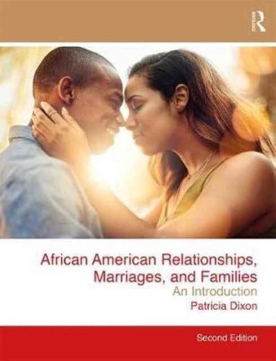 African American Relationships, Marriages, and Families - cover