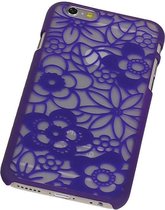 Apple iPhone 6 / 6S Hardcase Lotus Paars - Back Cover Case Bumper Hoesje