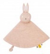 Trixie Knuffeldoekje Mrs. Rabbit Junior 7 Cm Katoen/textiel Roze