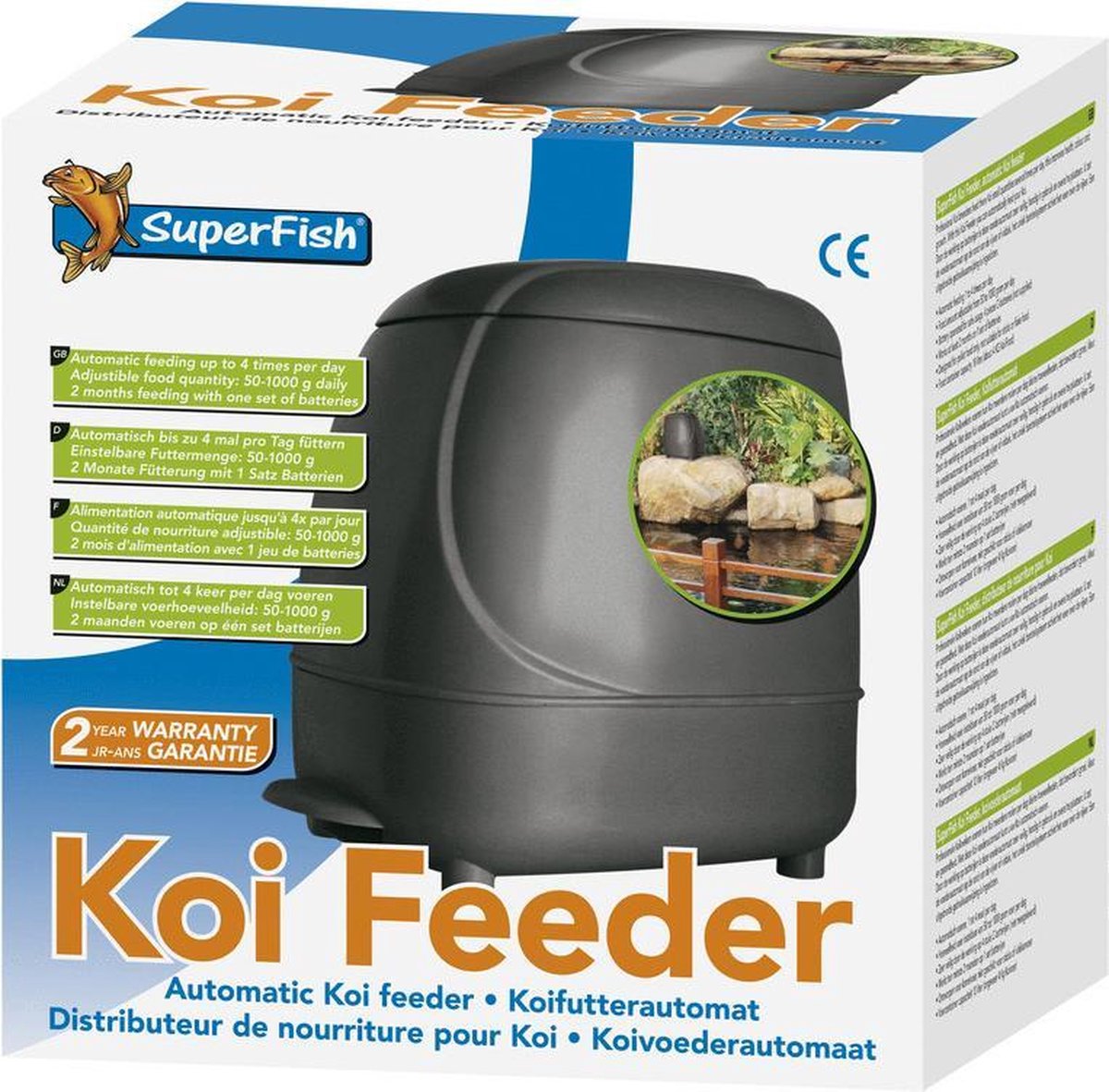 Superfish Koi Feeder Voederautomaat