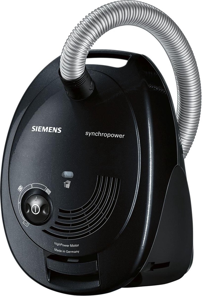 Siemens VS06A110 Synchropower - Aspirateur avec sac - Noir | bol