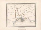 Historische kaart, plattegrond van gemeente Hoorn in Noord Holland uit 1867 door Kuyper van Kaartcadeau.com