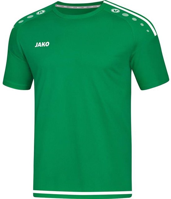 Jako Sportshirt - Maat 140  - Jongens - groen/wit
