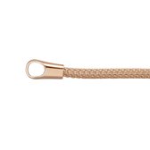 Quiges Vossenstaart Ketting zonder Sluiting Clipring voor Hangers - RVS - Dames - 90cm - EPK082