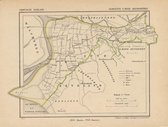 Historische kaart, plattegrond van gemeente S Heer Arendskerke in Zeeland uit 1867 door Kuyper van Kaartcadeau.com