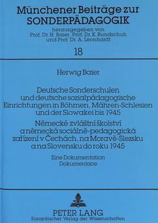 Deutsche Sonderschulen Und Deutsche Sozialpaedagogische Einrichtungen