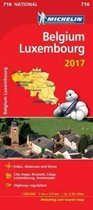 Belgium 2017 & Luxembourg National Map 716