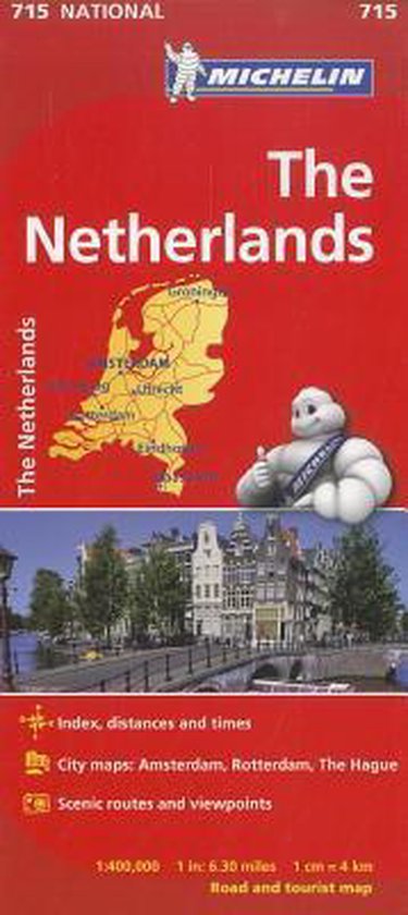 Michelin The Netherlands Road & Tourist - cover