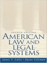 American Law and Legal Systems