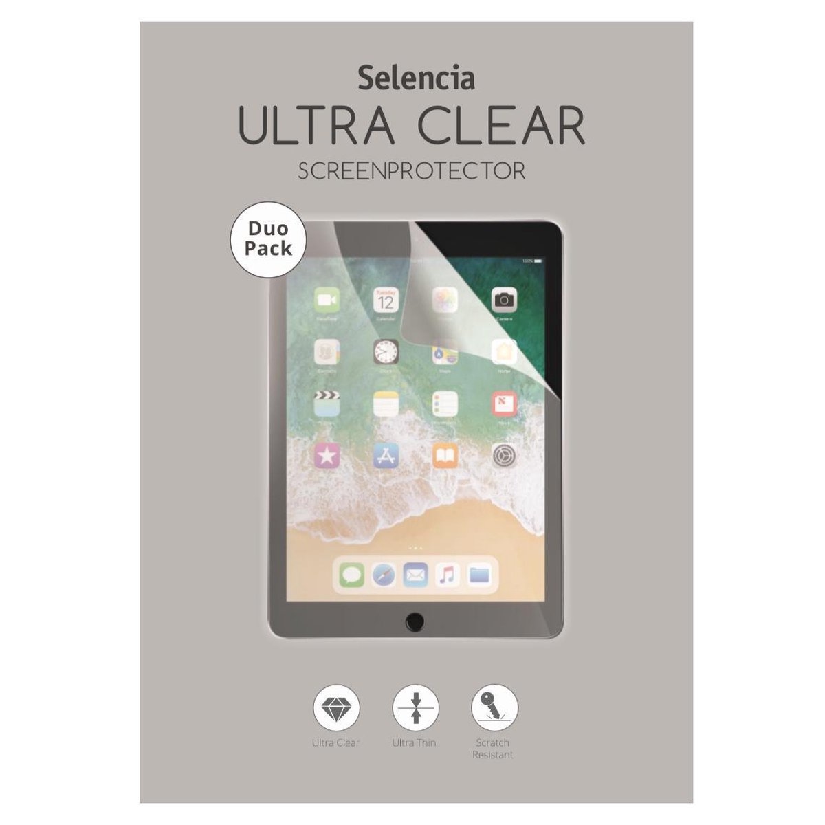 Selencia Screenprotector Geschikt voor Samsung Galaxy Tab A 10.5 (2018) - Selencia Duo Pack Ultra Clear Screenprotector tablet