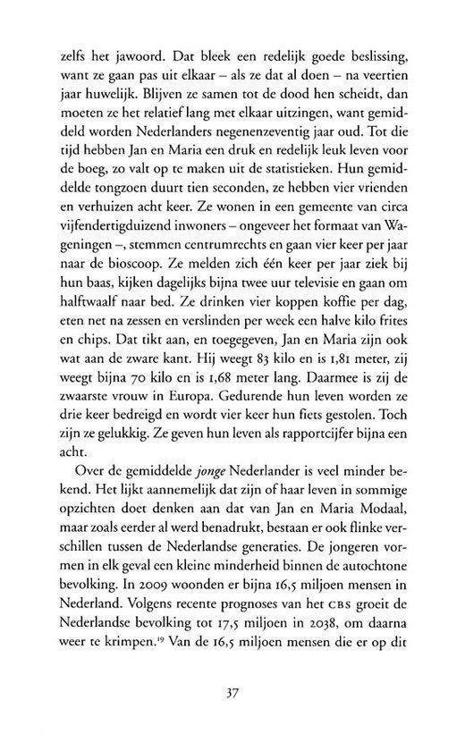 Tekstpagina met statistieken over de Nederlandse bevolking en jongeren.