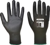 Palm handschoen PU Zwart - Maat XS (5 paar)