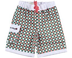 Ducksday - zwemshort - zwembroek - boardshort - UV beschermend - jongen - UPF50+ - Tile - 10 jaar