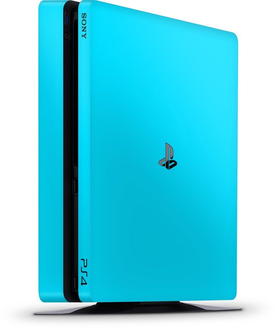 Hol verkoopplan voorspelling Playstation 4 Slim Console Skin Licht Blauw-PS4 Slim Sticker | bol.com