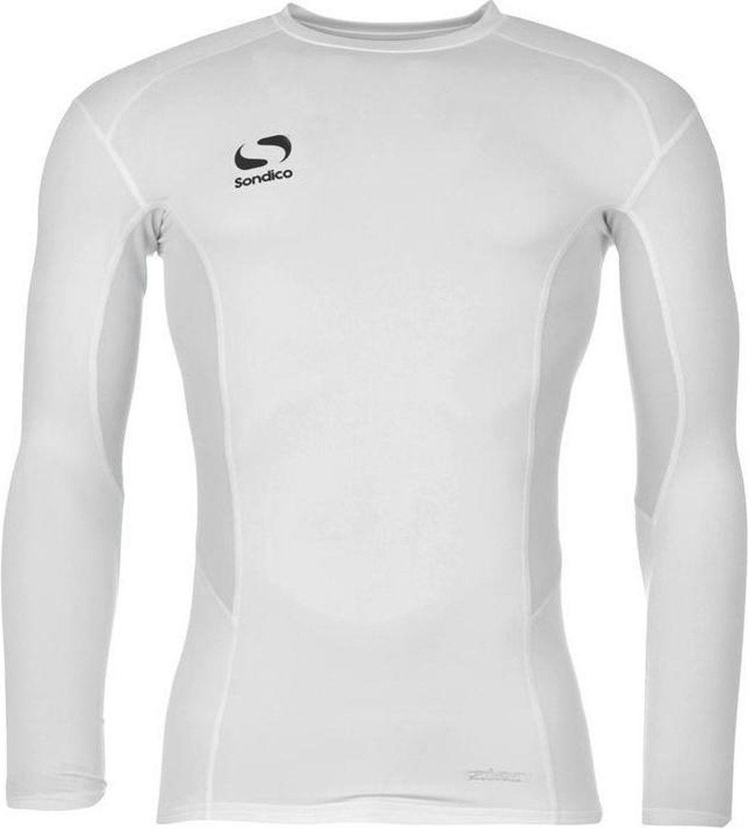 Sondico ondershirt met opstaande kraag - Jongens - White - 128