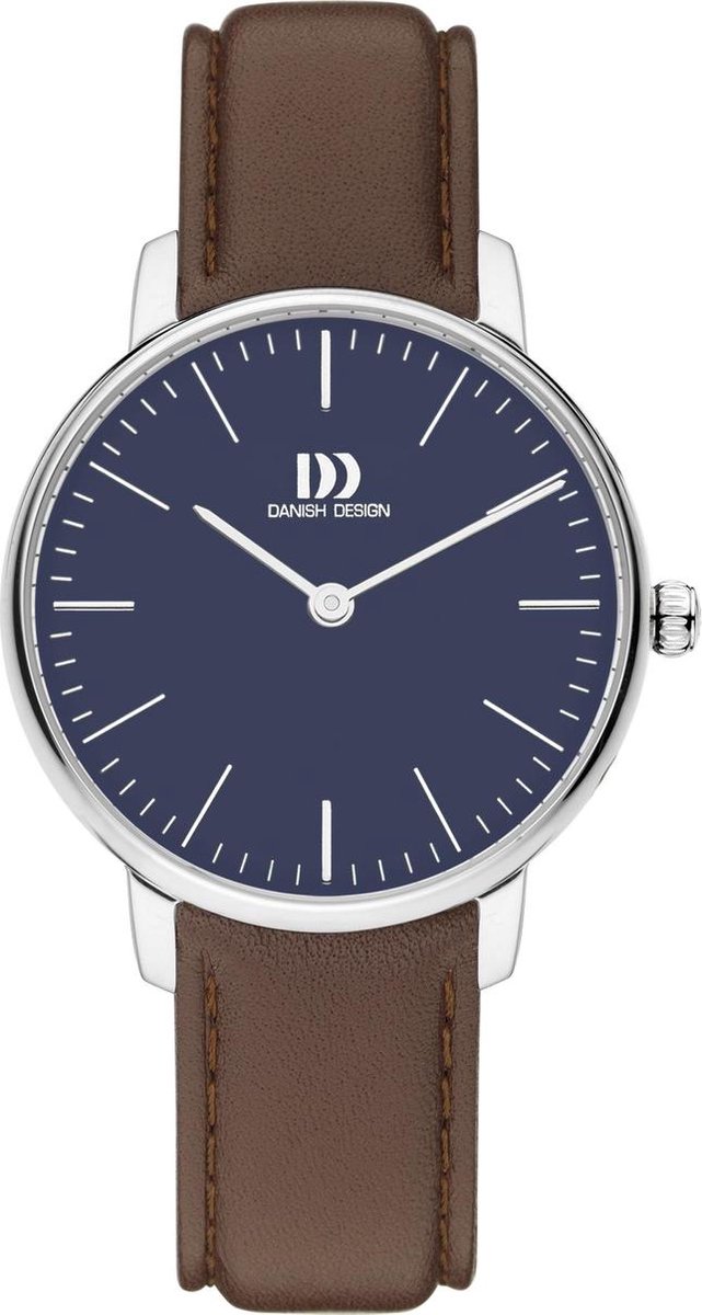 Danish Design IV22Q1175 horloge dames - bruin - edelstaal