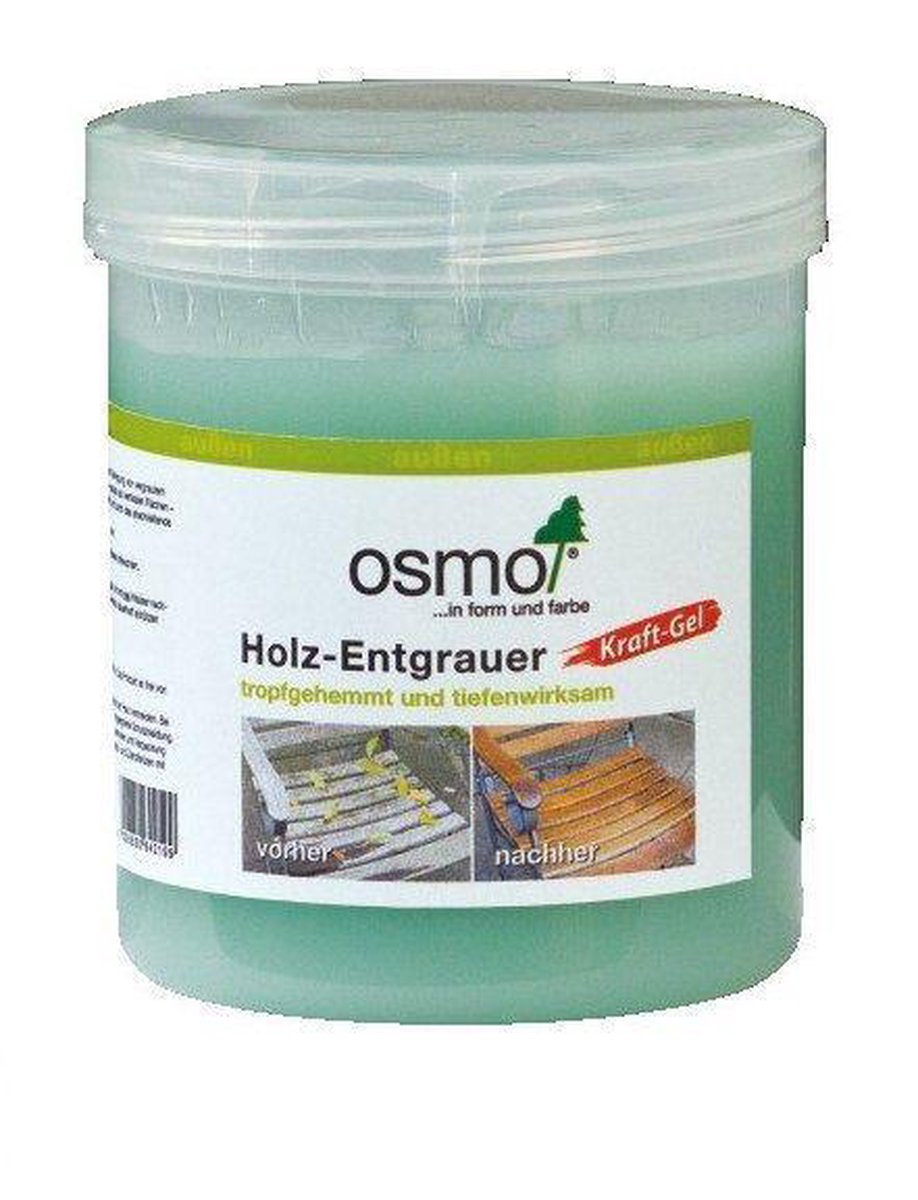 Osmo Buitenhout Hout ontgrijzer Power Gel 10 Liter