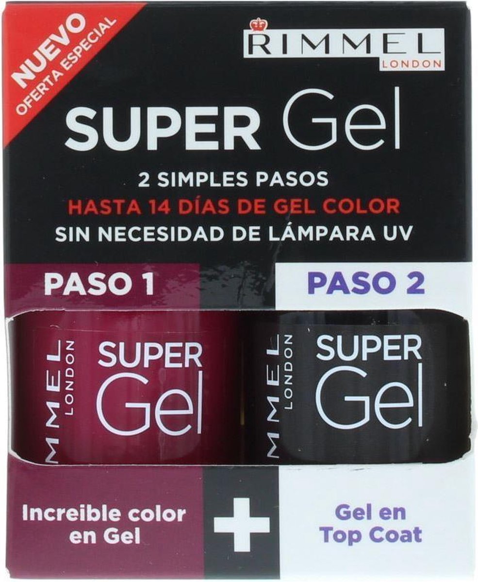 Goedkoopste Rimmel London Super Gel Duo By Kate Nagellak - 025 Urban Purple