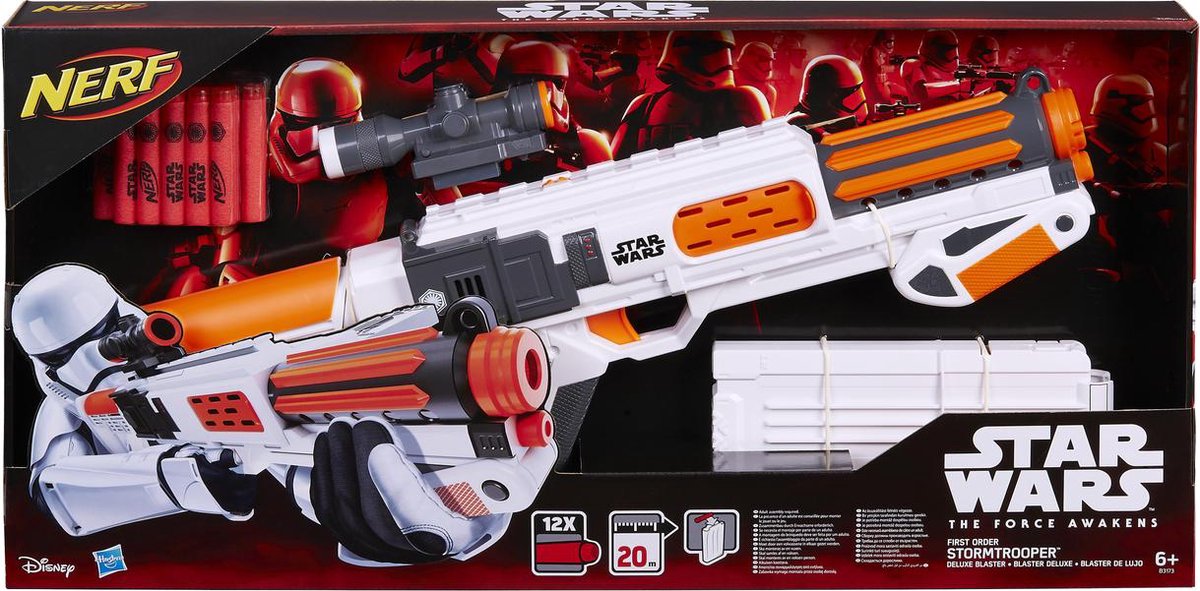 Nerf First Order Stormtrooper Deluxe Star Wars Vii Blaster