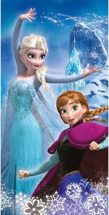 Wakker worden Bedrog groep Disney Frozen Elsa en Anna strandlaken/badlaken voor meisjes -... | bol.com