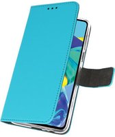 Wallet Cases Hoesje voor Huawei P30 Blauw