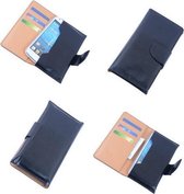 Samsung Galaxy Note Edge Portemonnee Hoesje Zwart - Book Case Wallet Cover Hoes