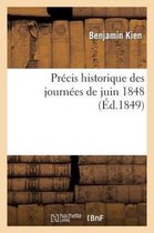 Histoire- Précis Historique Des Journées de Juin 1848