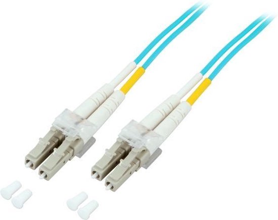 EFB Elektronik O0312.1 Câble fibre optique 1 m OM3 LC Turquoise
