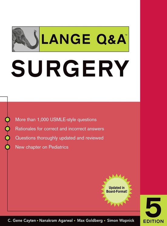 LANGE Q&A - Lange Q&A Surgery, Fifth Edition - cover