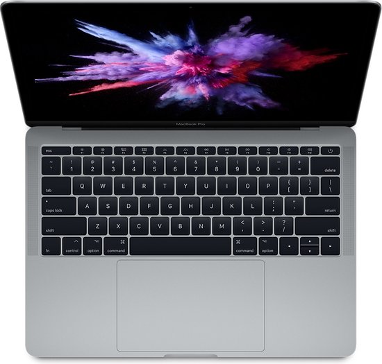 Apple MacBook Pro Intel® Core™ i7 Laptop 33,8 cm (13.3") 16 GB LPDDR3-SDRAM 128 GB SSD Wi-Fi 5 (802.11ac) macOS Sierra Amerikaans Engels Grijs - Apple - Hoofdafbeelding