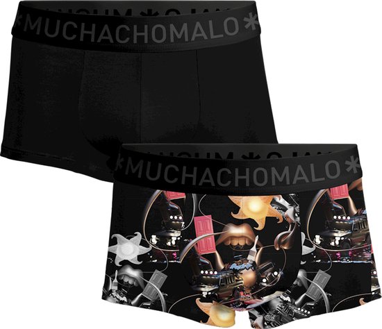 Muchachomalo boxershorts - heren boxers kort (2-pack) - Rolling Stones Beatles - Maat: XL