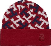 Tommy Hilfiger - Iconic monogram beanie - dames - corporate mix