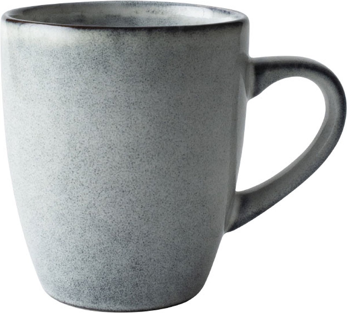 Dutch Rose Serenity Mok - Theemok - Koffiemok - Stoneware Handgemaakt -Grijs 25 cl.