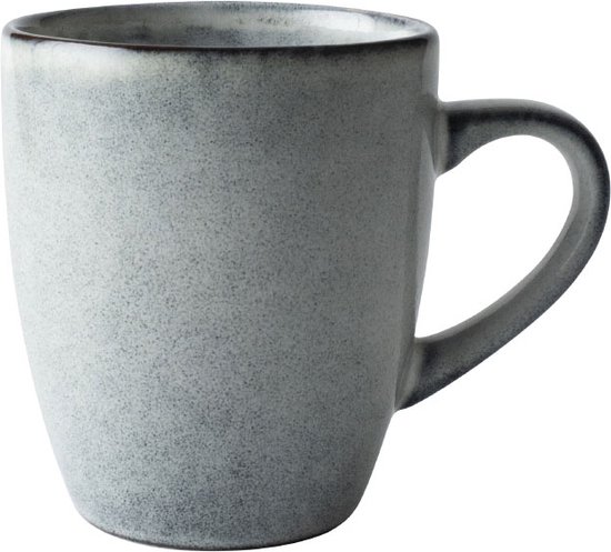 Foto: Dutch rose serenity mok theemok koffiemok stoneware handgemaakt grijs 25 cl 