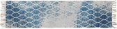 Tapijt DKD Home Decor Blauw Katoen Chenille (60 x 240 x 1 cm)