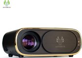 Bol.com Astarite® Halo Smart Mini Beamer - Mini Projector - 400 ANSI - 6000 lumen - Android TV 9.0 - Full HD 1080P - WiFi - Auto... aanbieding