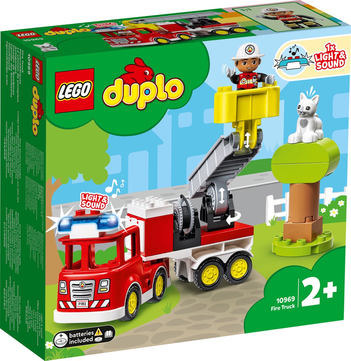 Signaal Waardeloos Uitgaan LEGO DUPLO Brandweerauto - 10969 | bol.com